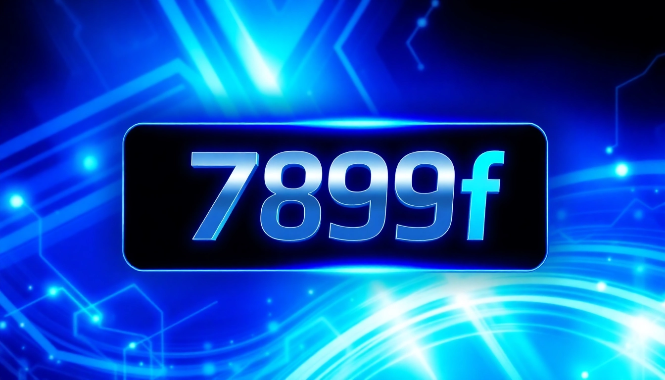 789f branding visuals showcasing modern digital interface with vibrant colors and futuristic design, emphasizing innovation and technology.