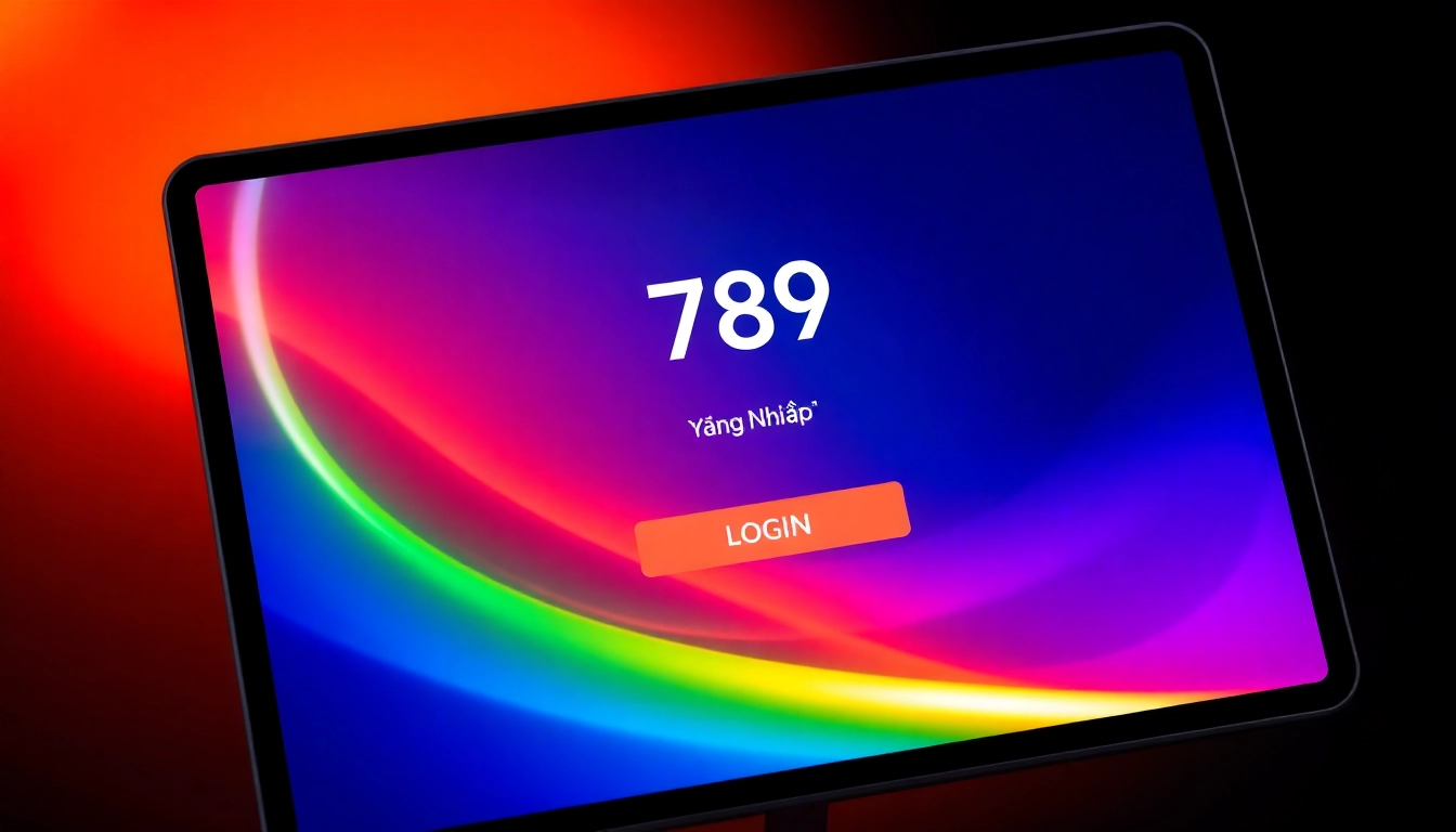 Seamless 789F Đăng Nhập interface on a mobile device with clear call-to-action button and user-friendly design for online betting platform.