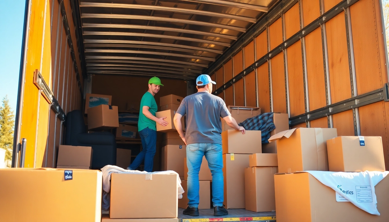 Affordable movers Calgary expertly handling a stress-free move with professional crew and well-equipped truck.