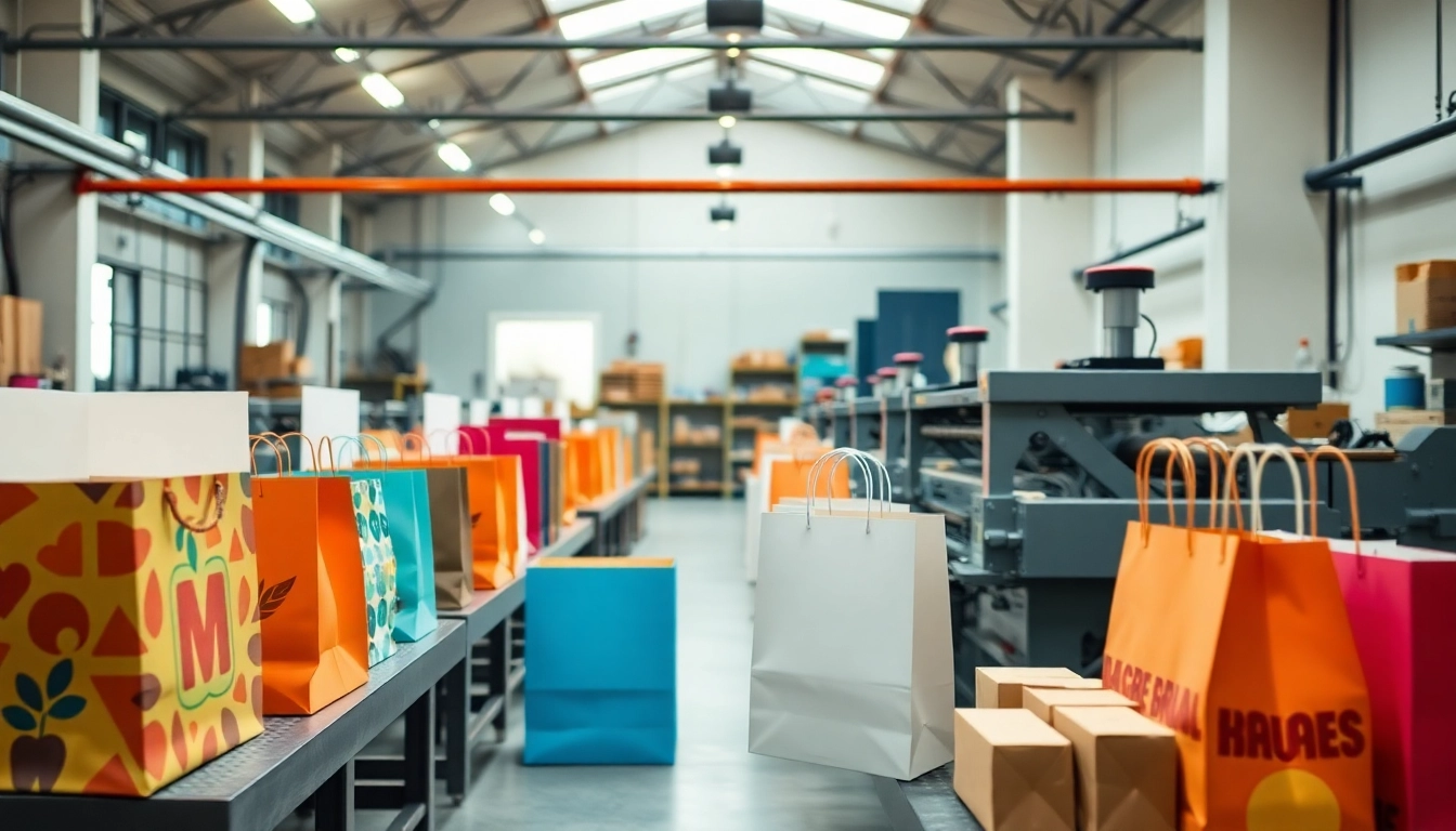 High-quality torba papierowa being crafted and printed with custom designs for retail packaging