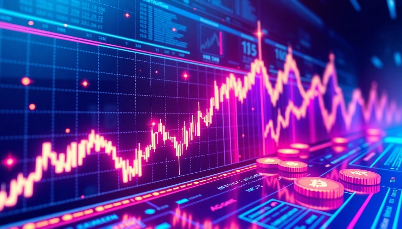 Detailed NFT Market Update with rising crypto charts and digital assets for investors