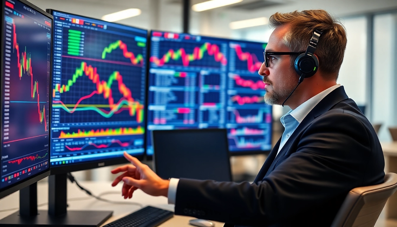Trading view platform displaying detailed trading charts and market analysis for traders and